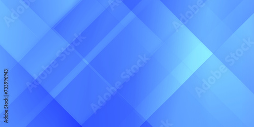 Abstract Trendy banner on colorful blue gradient backdrop, Abstract geometric Blue business banner background, Diamond and line shapes in random geometric blue gradient pattern, Digital shiny lines.