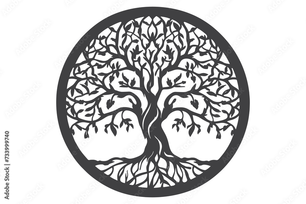 Tree of life Bundle, Tree of life Clipart, Tree of life cut files for Cricut, Celtic tree of life ,Family Reunion - obrazy, fototapety, plakaty 