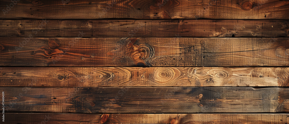 Naklejka premium Embrace the Timeless Beauty of a Dark Wood Texture, Adding a Touch of Sophistication and Warmth to Your Visual Projects and Designs.