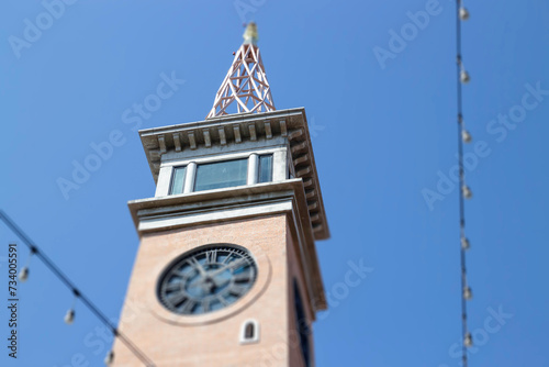 Old clock tower in shopping outlet