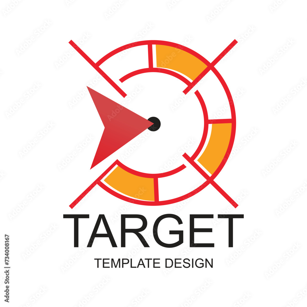 Target logo design simple concept Premium Vector Target logo design simple concept Premium Vector