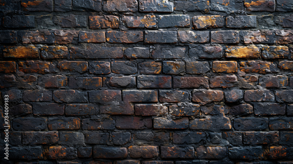 Unleash Your Creativity with the Urbane Sophistication of a Brick Texture, Solid and Textured Wall, Offering a Distinctive and Classic Background for Your Artwork and Copy.