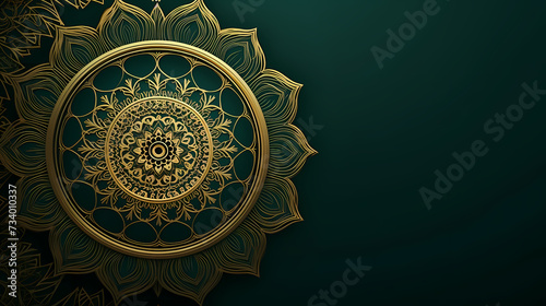 Intricate mandala with numerous vibrant patterns
