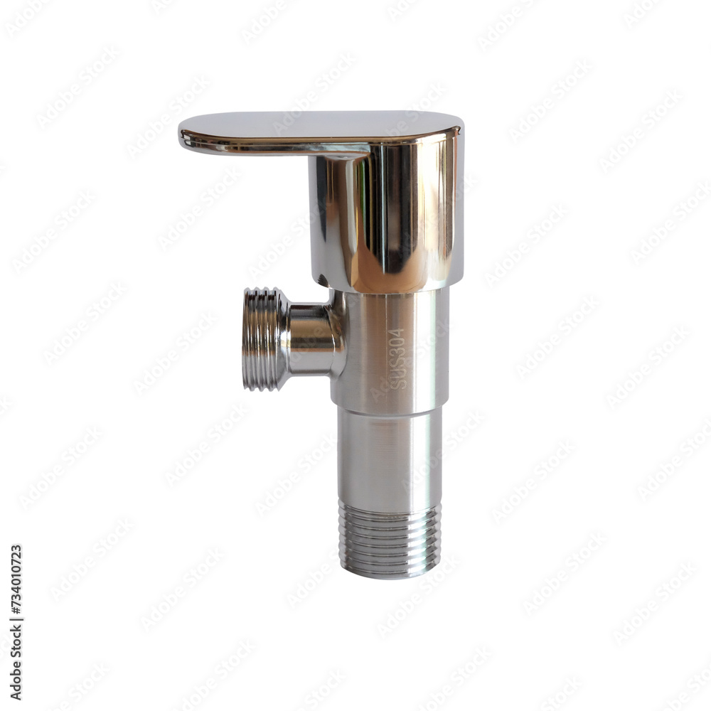Chrome water tap on background. Chrome water tap on background.