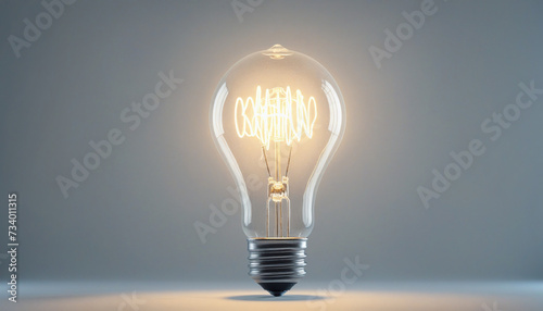 Innovative Glowing Light Bulb Projection