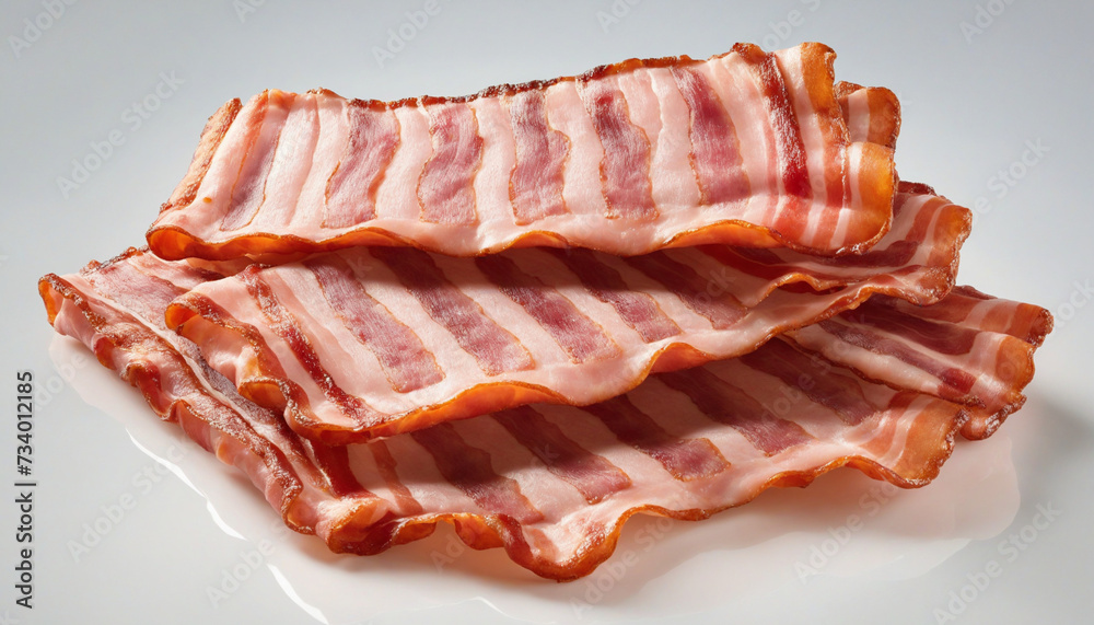 Savory crispy bacon strips