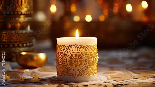 light sacred candle