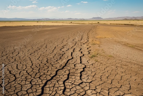 Drought-Stricken Farmlands,and cracked farmlands resulting from El Nino induced drought