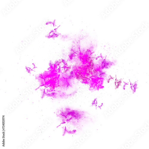 nebula PNG element, symphony star glittering nebula material, galaxy clipart, magic color, starlight PNG transparent © Mas Water