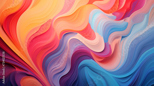 Rainbow gradient abstract colorful watercolor background