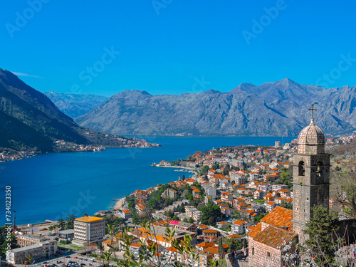 Church over the city of Kotor.