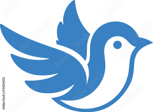 Blue Bird Modern Logo