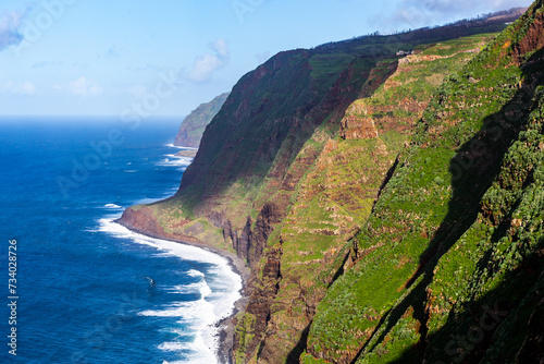 Farol da Ponta do Pargo - western cliffs of Madeira, Portugal photo