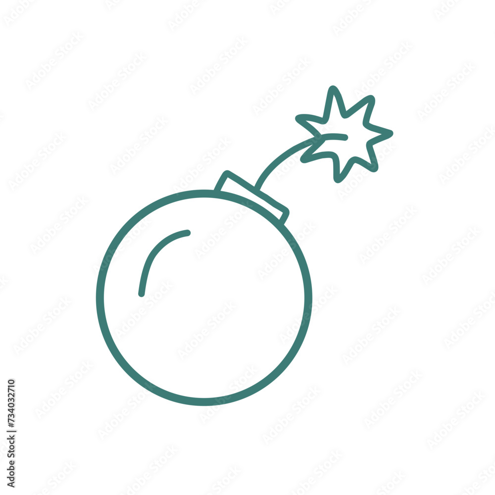 Outline set of war, military, army line icons Outline set of war, military, army line icons