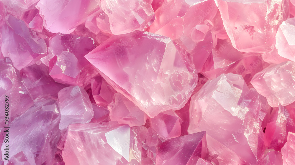 Vivid rose quartz gemstone texture background Vivid rose quartz gemstone texture background