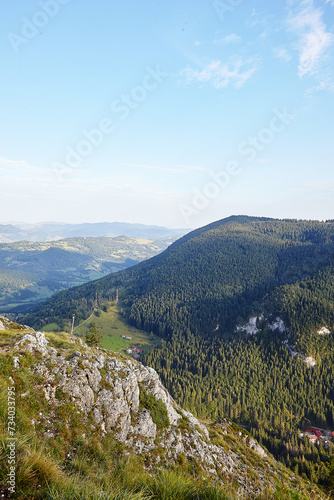 landscape with sky in mountain