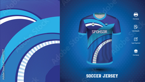 Soccer jersey design for sublimation or sports tshirt design for cricket football
