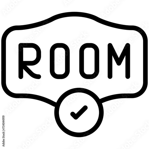 room availability vector design .svg