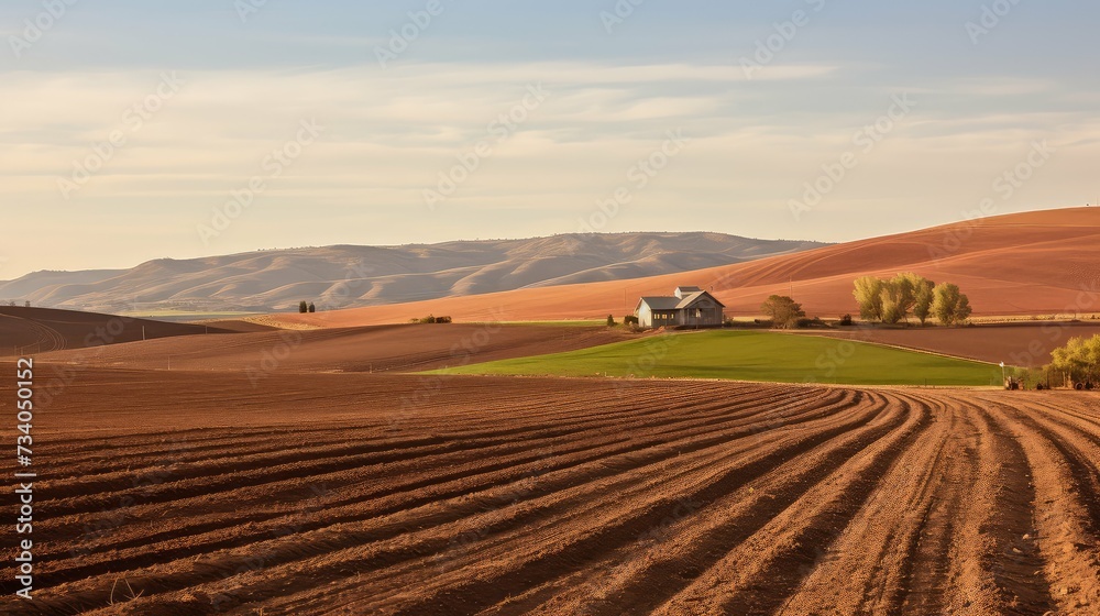 Fototapeta premium agriculture dirt farm depi