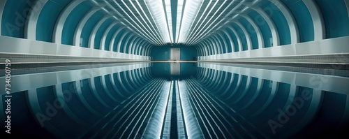 empty swimming pool, symmetry picture