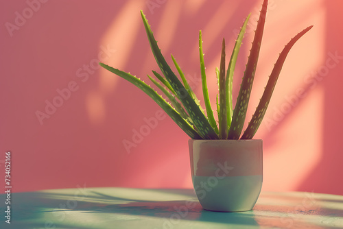 aloe vera plants health benefits in the style of emil
