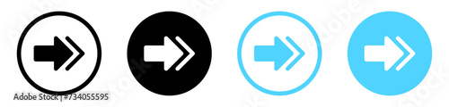 Abstract arrow speed icon. Sideways Arrow icon Striped direction sign, Turn right symbol. Data transfer technology concept. Vector element	