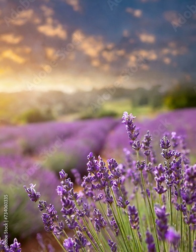  beautiful field of lavender