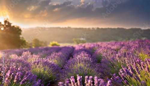  beautiful field of lavender