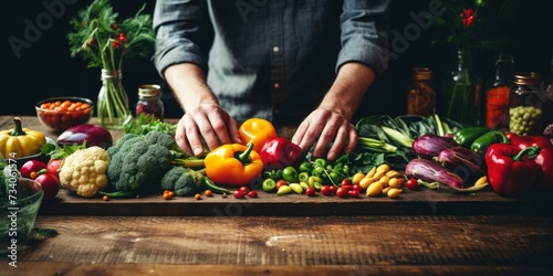 Preparing and eating vegetarian or vegan meals. Purchasing food from local co-ops and vendors