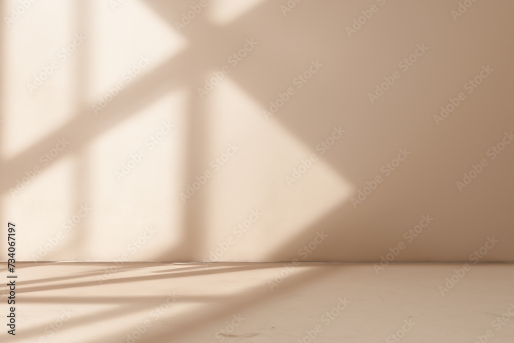 Beautiful background image of an empty space in light brown tones for products Beautiful background image of an empty space in light brown tones for products