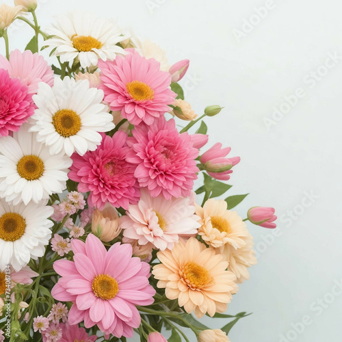 bouquet of flowers  closeup