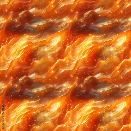 Seamless background of fiery liquid © aviavlad