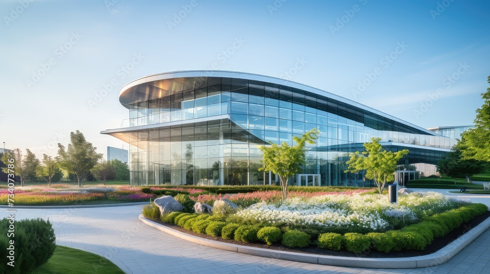 Fototapeta premium technology wireless building
