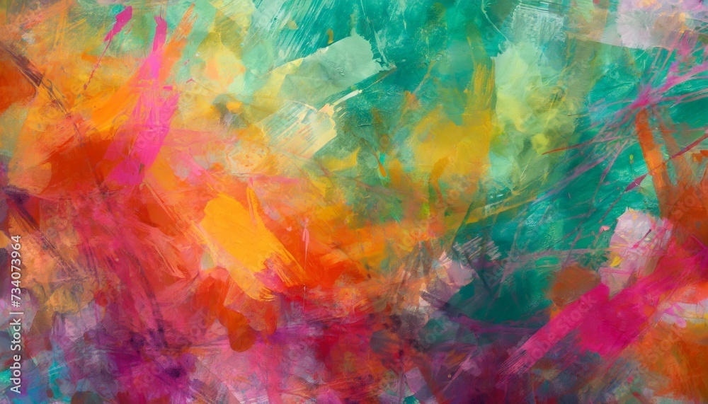 Abstract paint backdrop with vibrant colors and shapes. Colorful contemporary art Abstract paint backdrop with vibrant colors and shapes. Colorful contemporary art