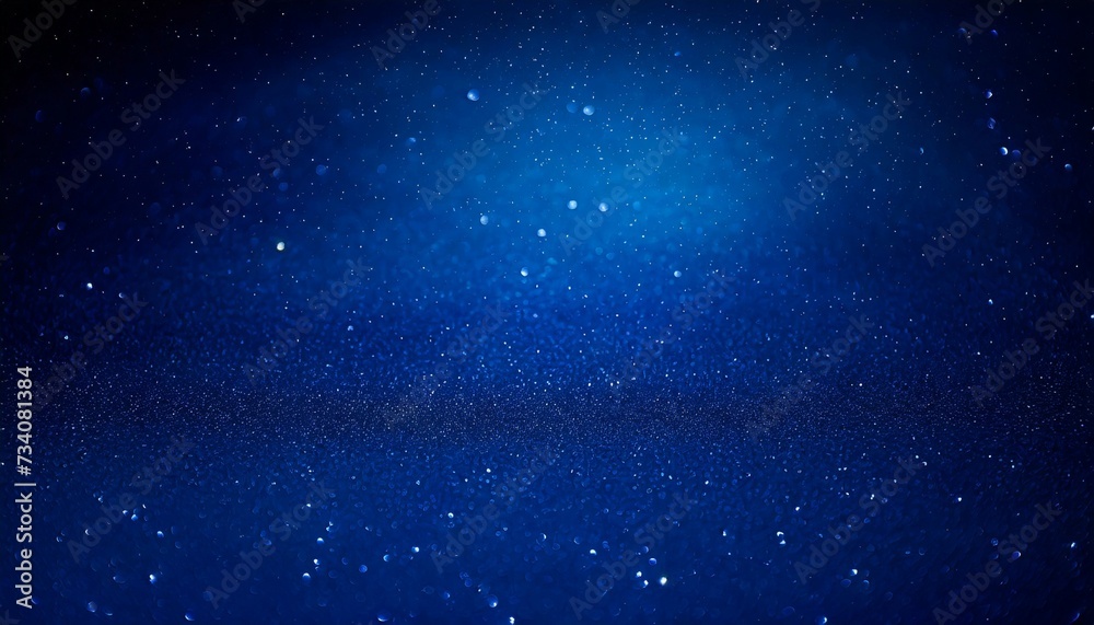 Abstract dark blue background with glitter.