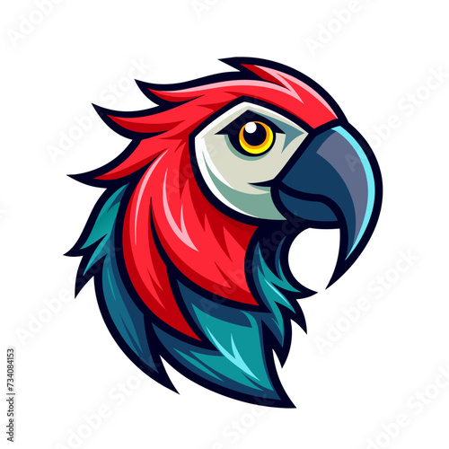 Parrot Logo on a white background