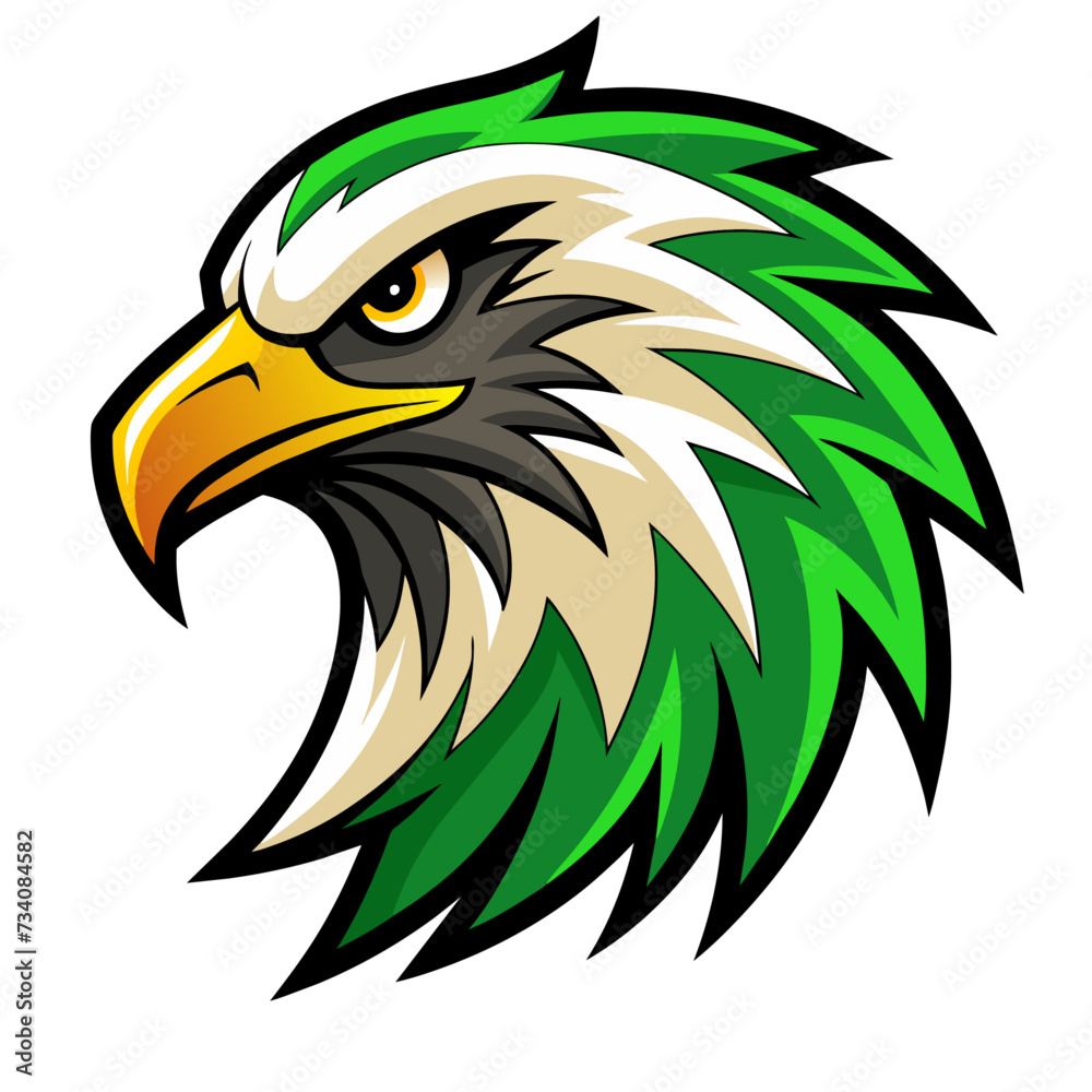 Fototapeta premium Logo of eagle, isolated.