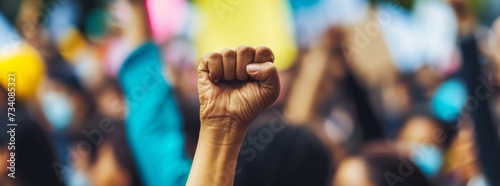 Fist protest hand activist people social fight crowd civil women march strike rebellion black. Hand fist protest rally movement young youth power racism raised racial group mob revolution change unity © BackgroundWorld