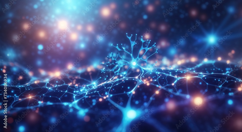 Obraz premium abstract technology connection background