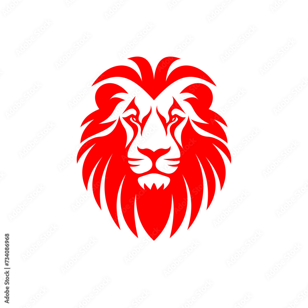 lion head logo vector graphic illustration design lion head logo vector graphic illustration design