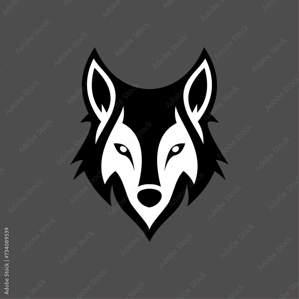 wolf logo design 