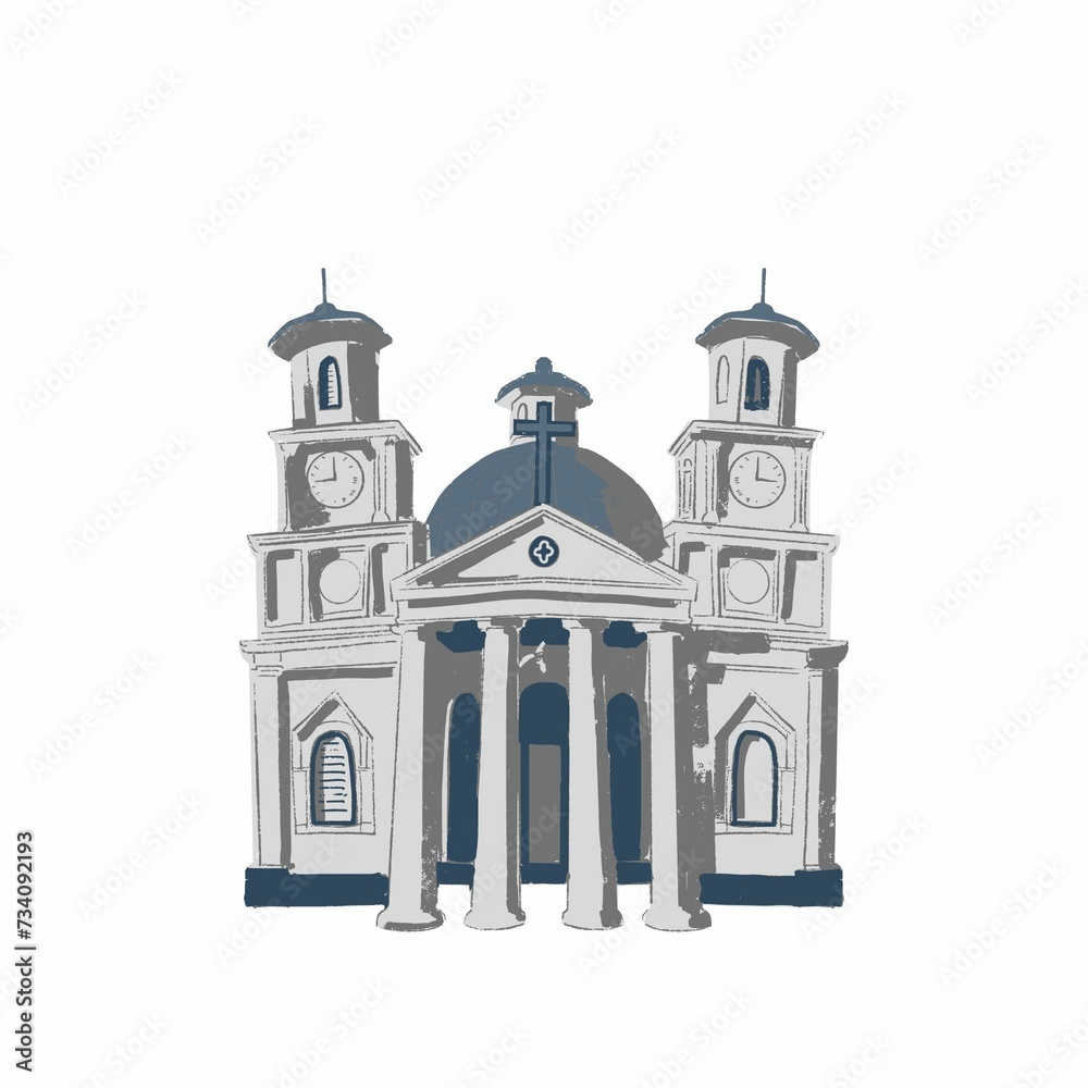 church of the holy sepulcher illustration 