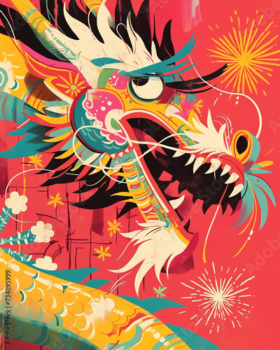Wallpaper Mural Chinesischer Loong Drache, China Torontodigital.ca