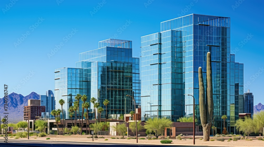 Obraz premium landmark phoenix buildings