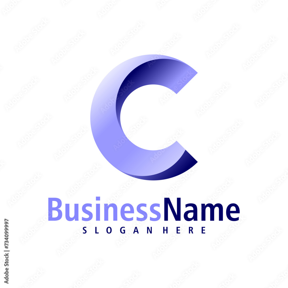 Letter C logo design vector. Creative Initial C logo concepts template Letter C logo design vector. Creative Initial C logo concepts template