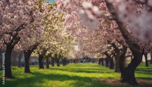 blossom in spring, blooming trees in spring, amazing spring scenery, trees in spring