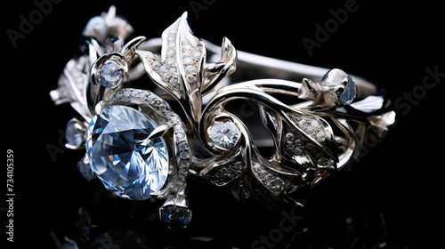 Large diamond jewelry.