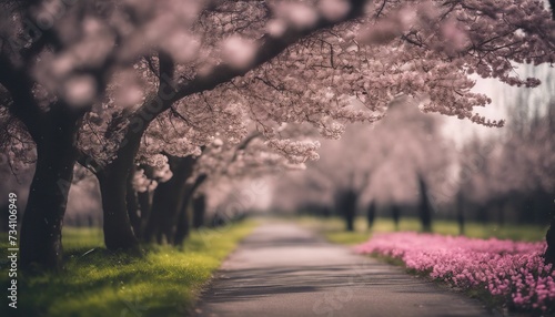 blossom in spring, blooming trees in spring, amazing spring scenery, trees in spring photo