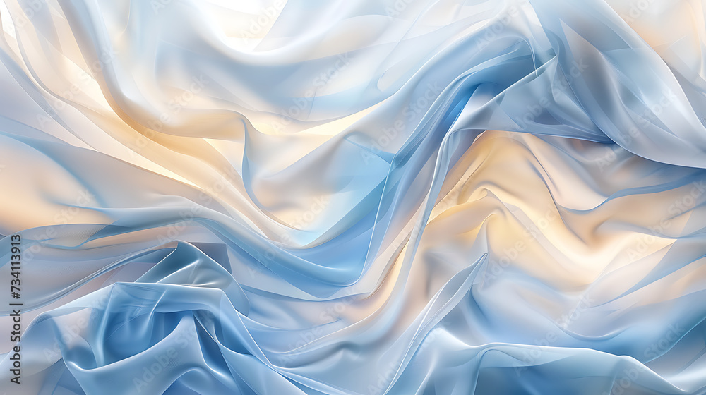 white and blue abstract background in the style of so