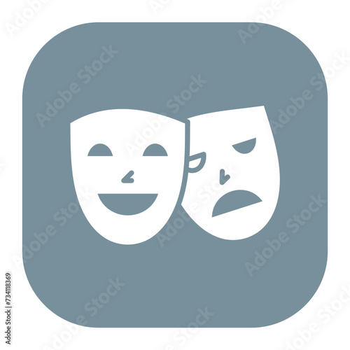 Theatre Mask Icon © Icons Studio